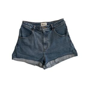ROLLA'S High Waisted Cuffed Denim Shorts - Size 30